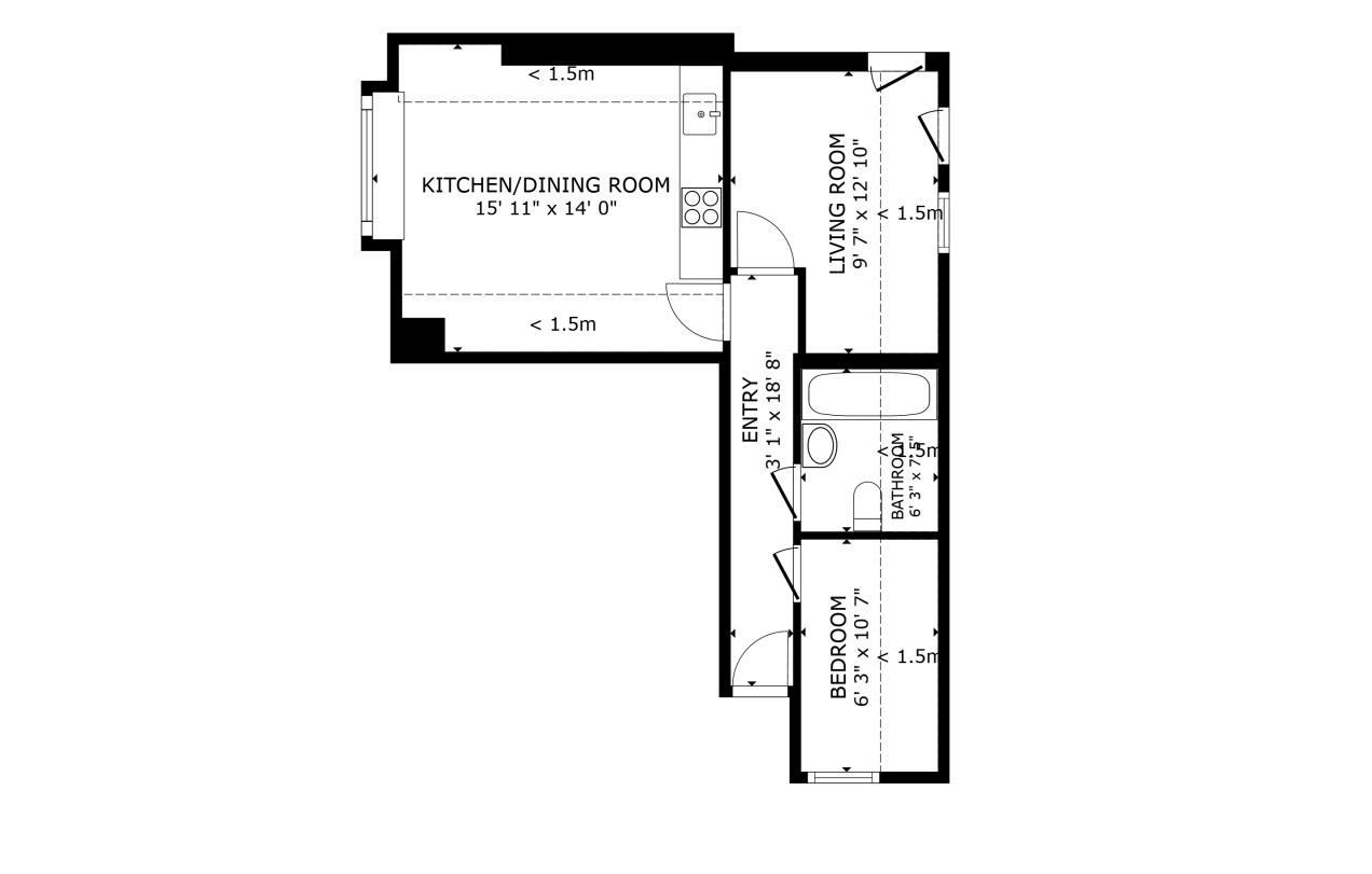 76 C2, Cardiff Road, Caerphilly floorplan