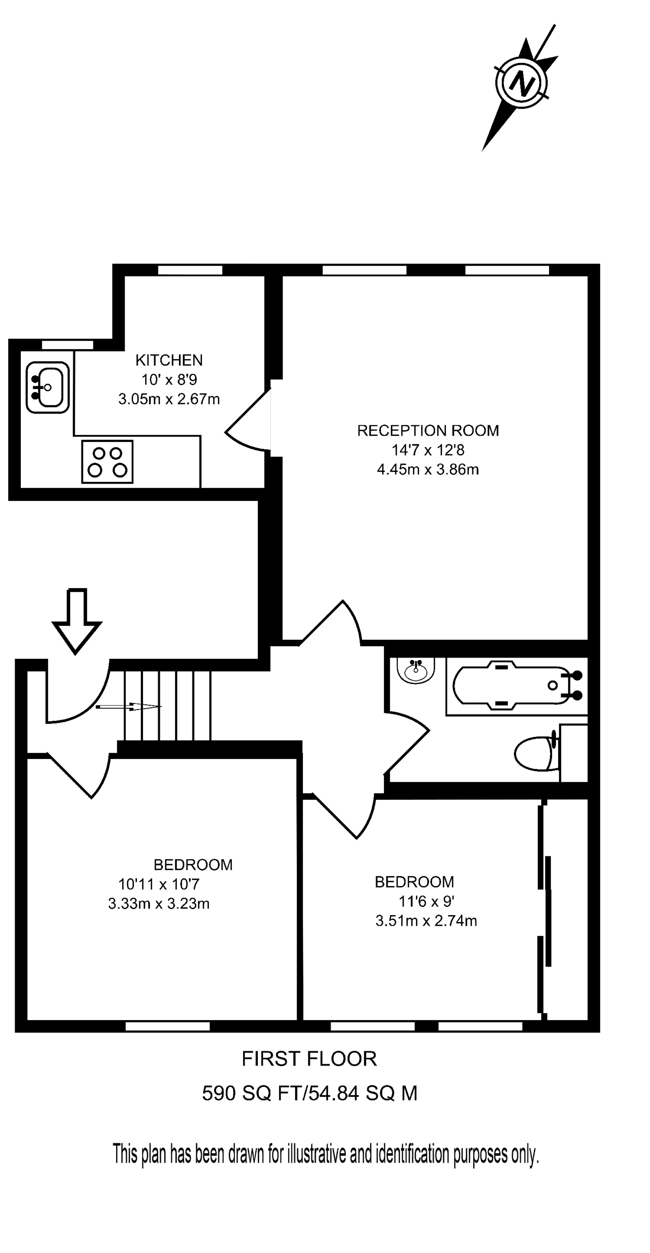 Park Avenue, N22, Wood Green floorplan