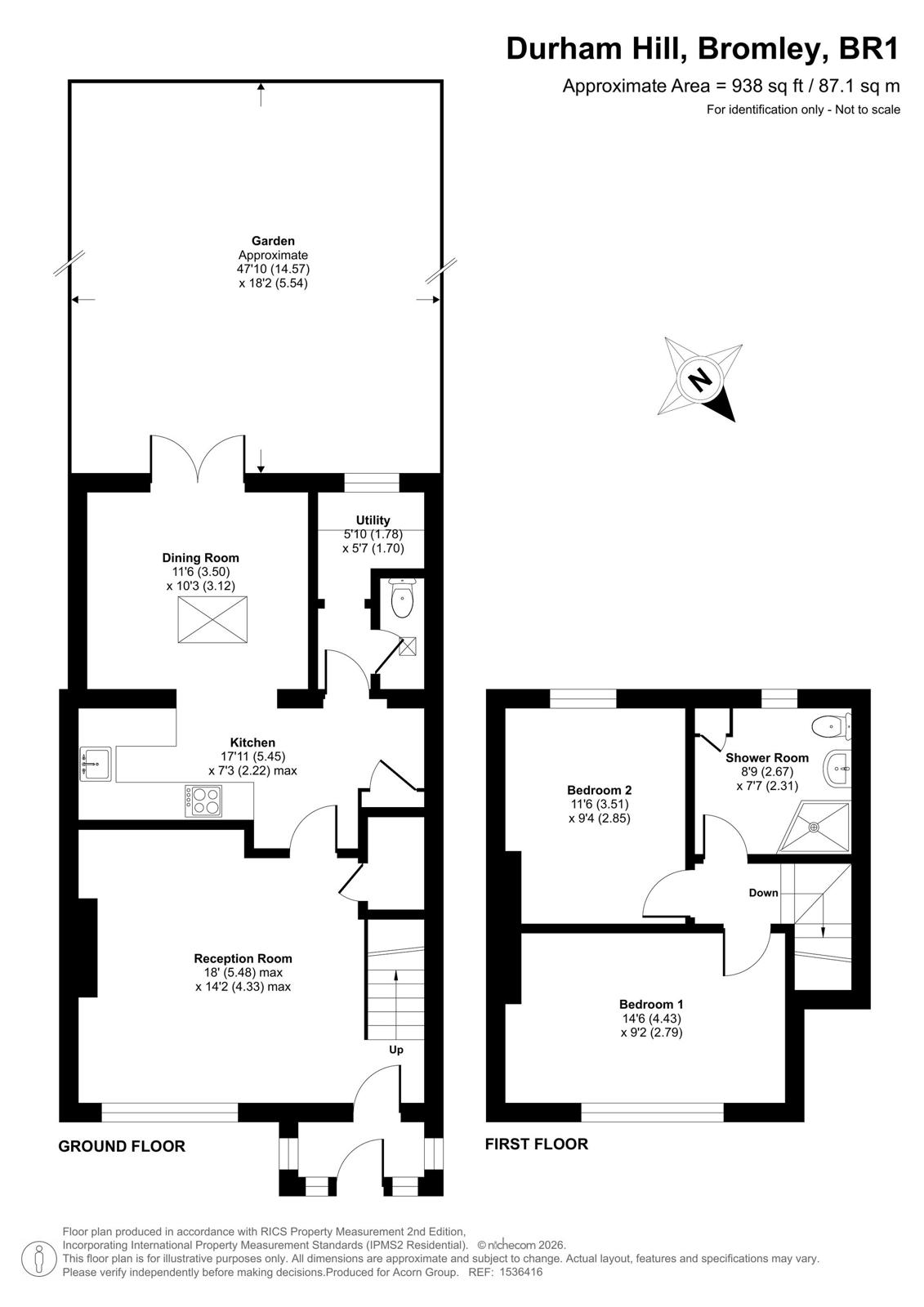 Durham Hill, Bromley floorplan