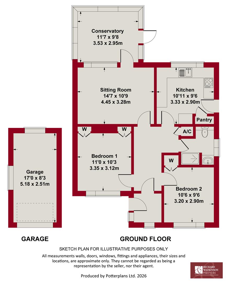 3, Fleming Avenue, Bottesford floorplan