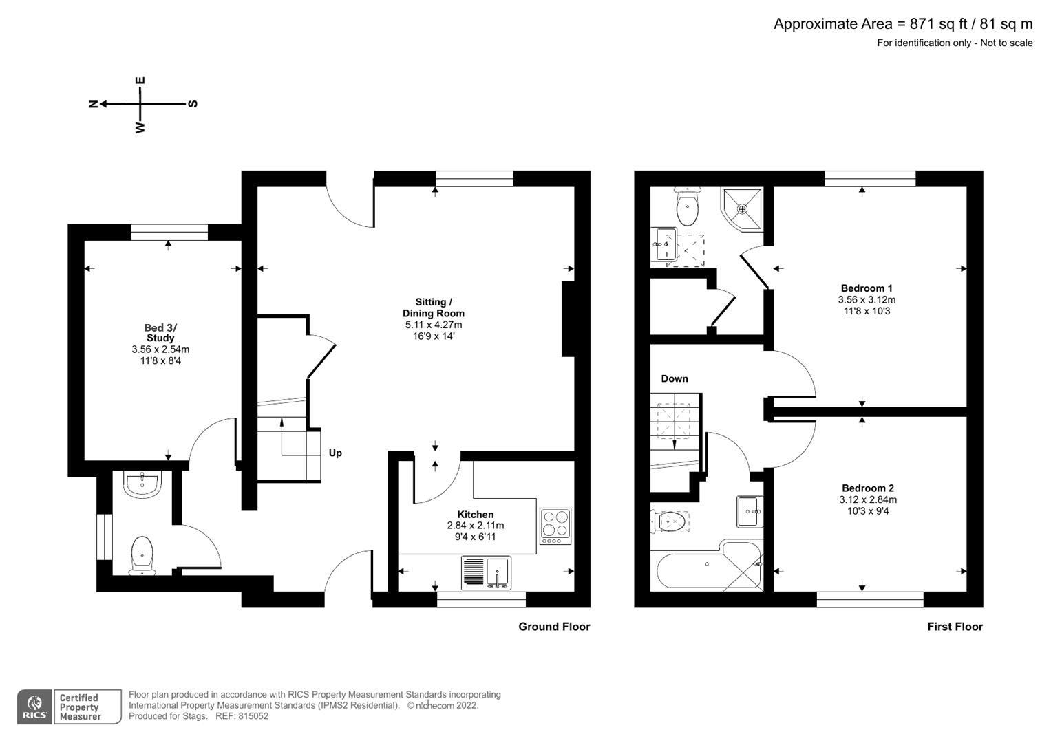 2, Pickwick Cottages, Kingsbridge floorplan