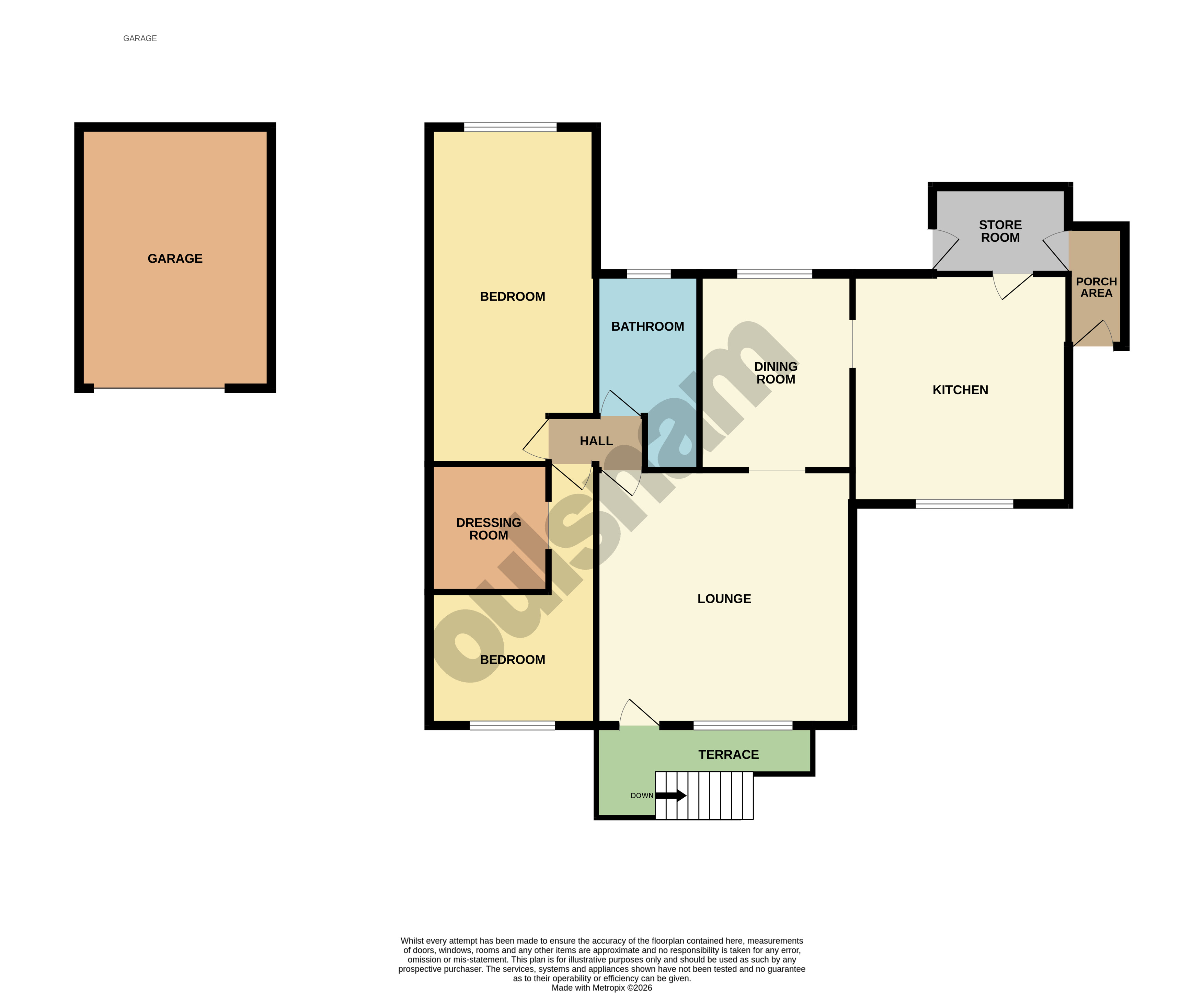 Far New Close, Nottingham floorplan