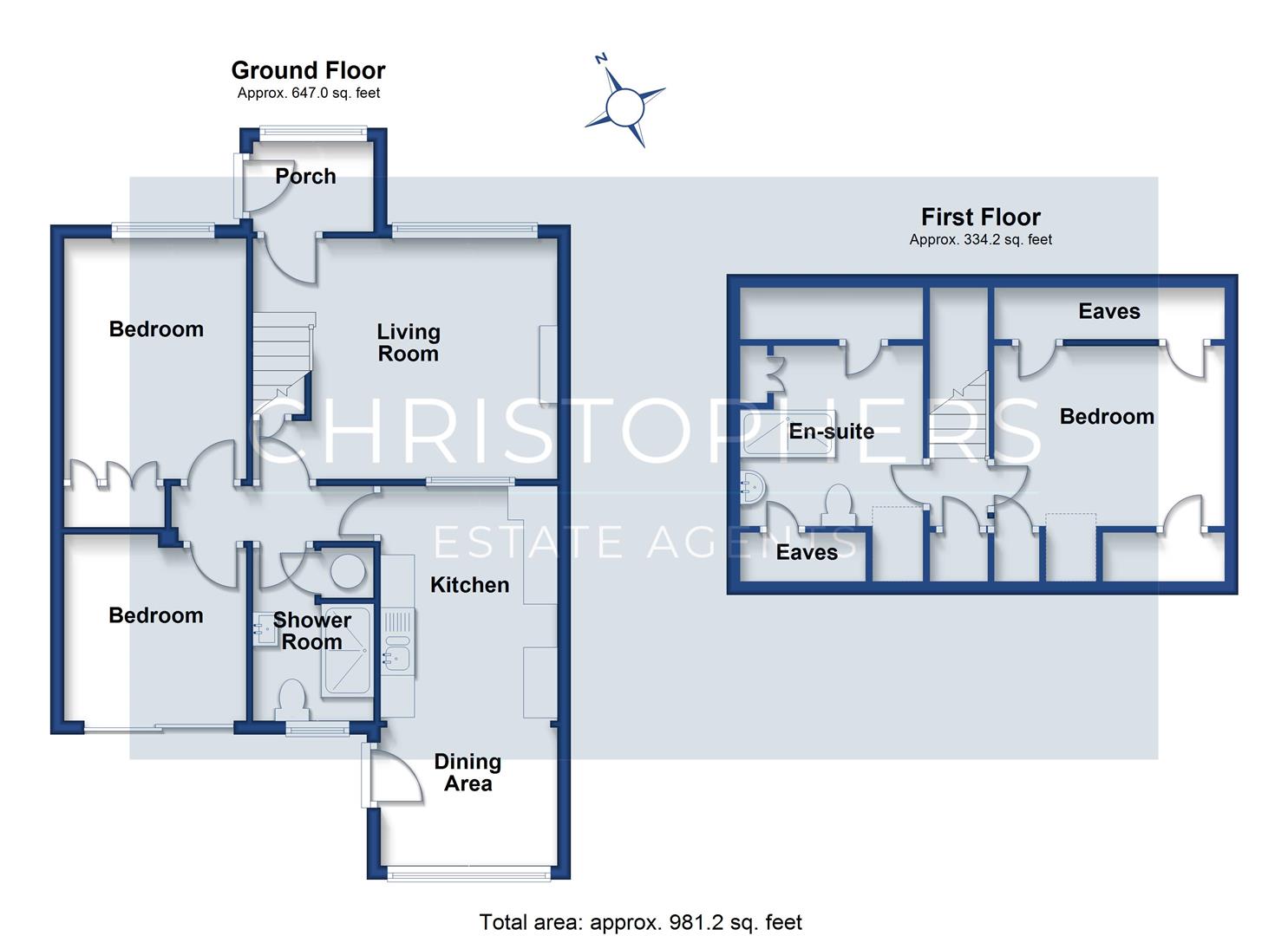 28, Croft Parc, The Lizard floorplan