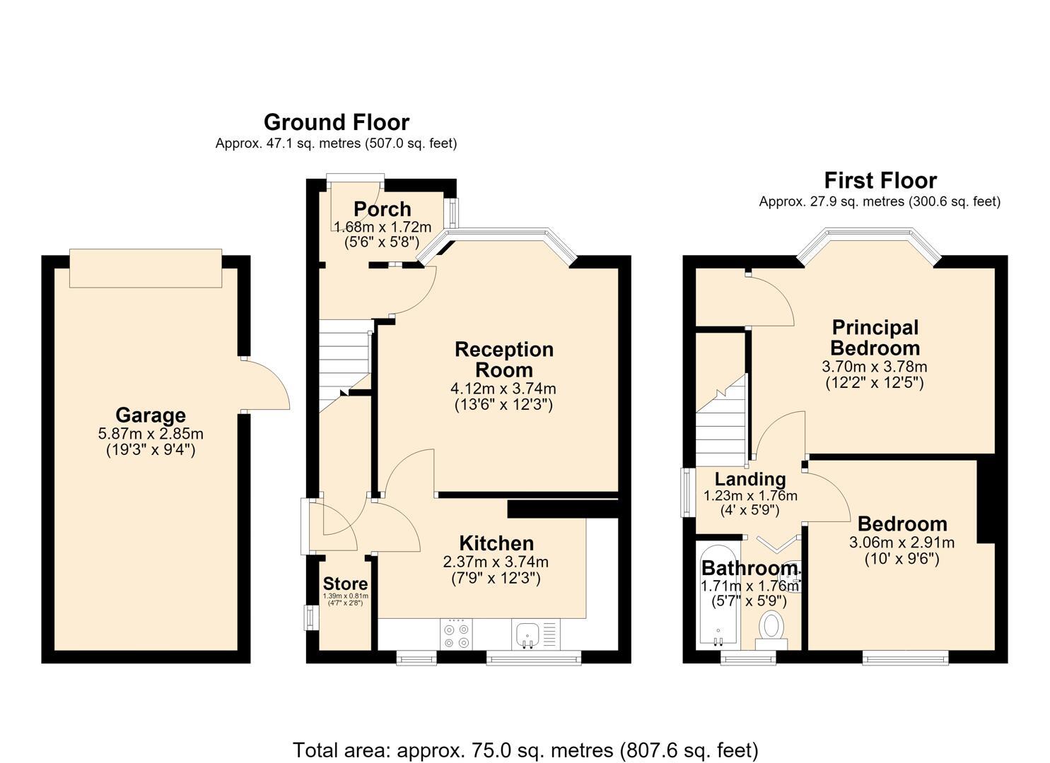 8, Stanage Rise, Sheffield floorplan