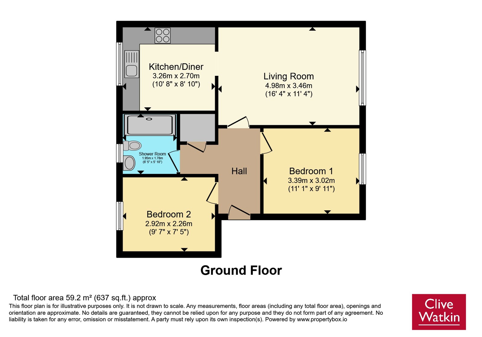 Flat 4, Musker Court, 26, Musker Street, Merseyside floorplan