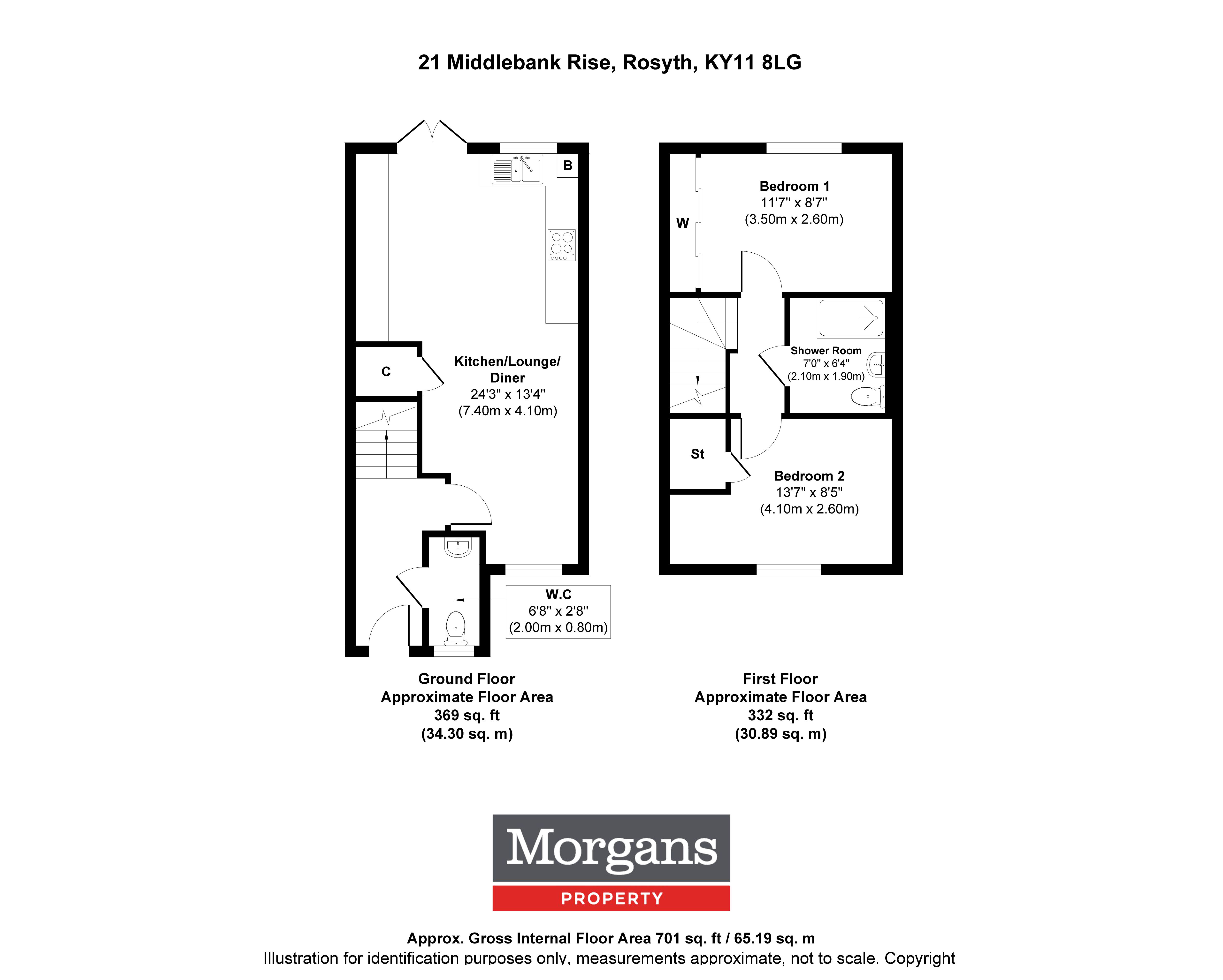 21, Middlebank Rise, Dunfermline floorplan