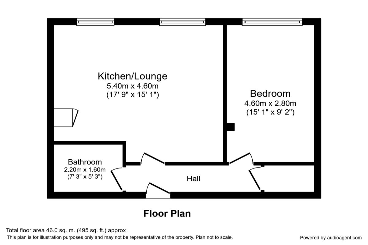 1 Bedrooms Flat to rent in Parkwood Rise, Keighley BD21