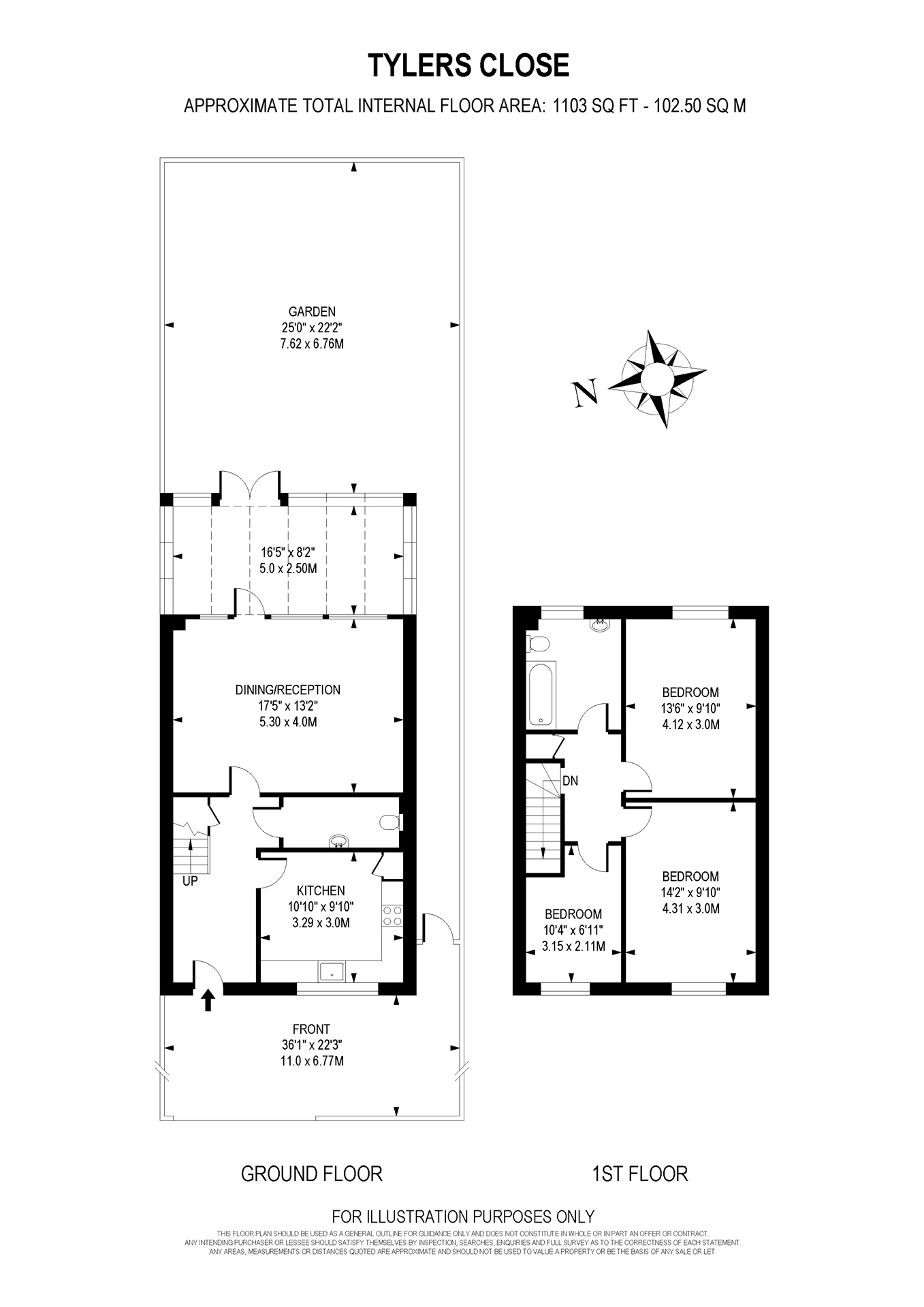 3 Bedrooms End terrace house for sale in Tylers Close, Godstone RH9