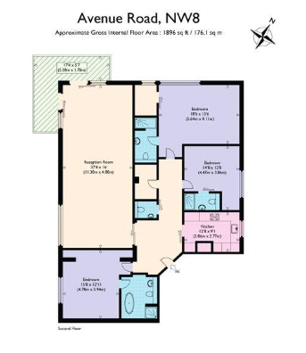 Flat 21, Prince Regent Court, 8, Avenue Road, London floorplan