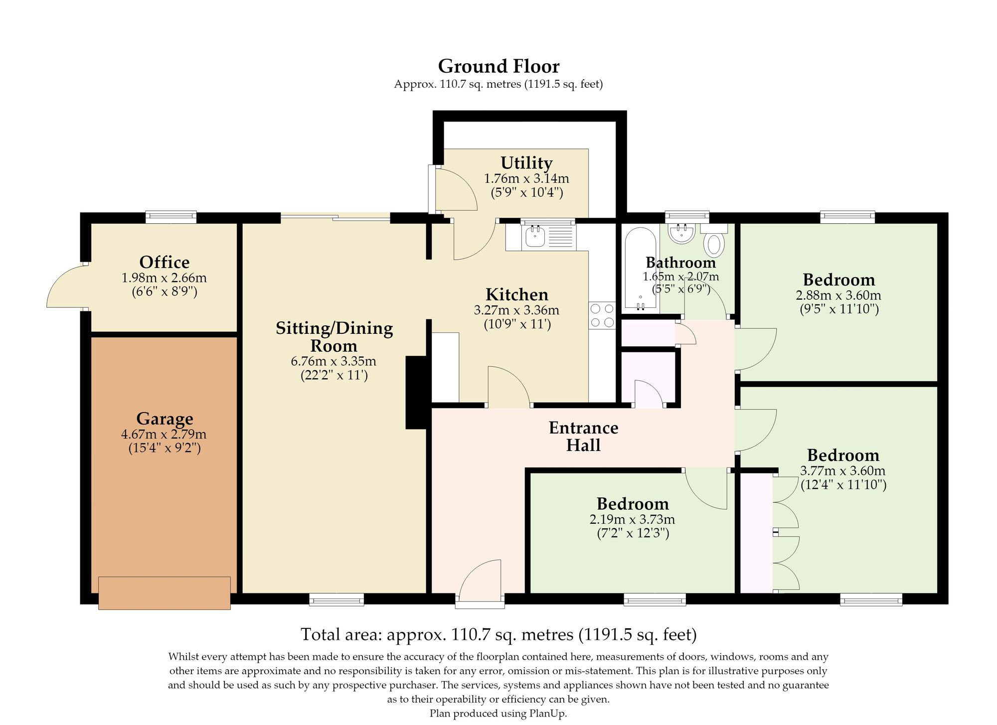 Cranmill The Street, Norwich floorplan