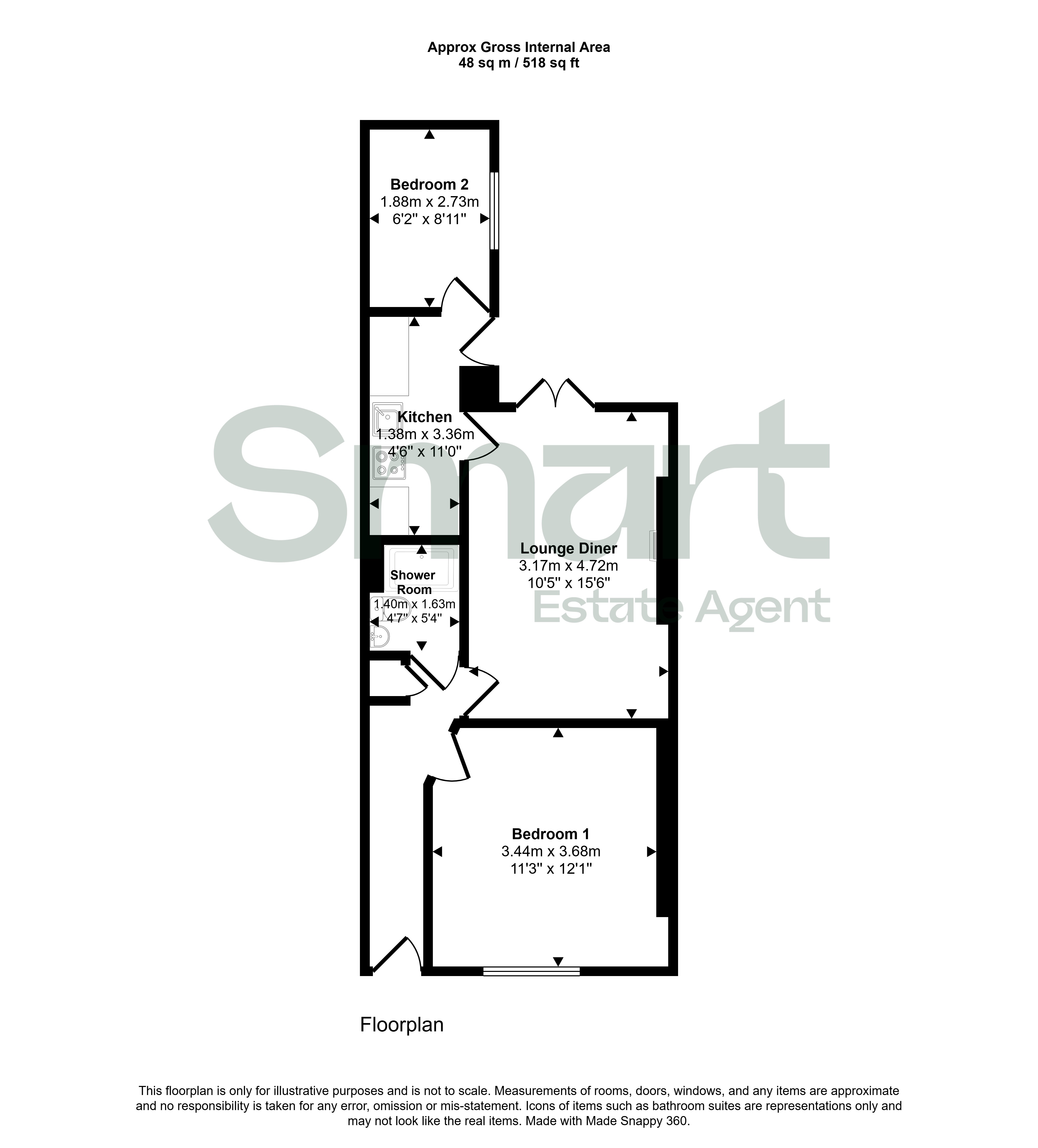9-10, Bystock Terrace, Exeter floorplan