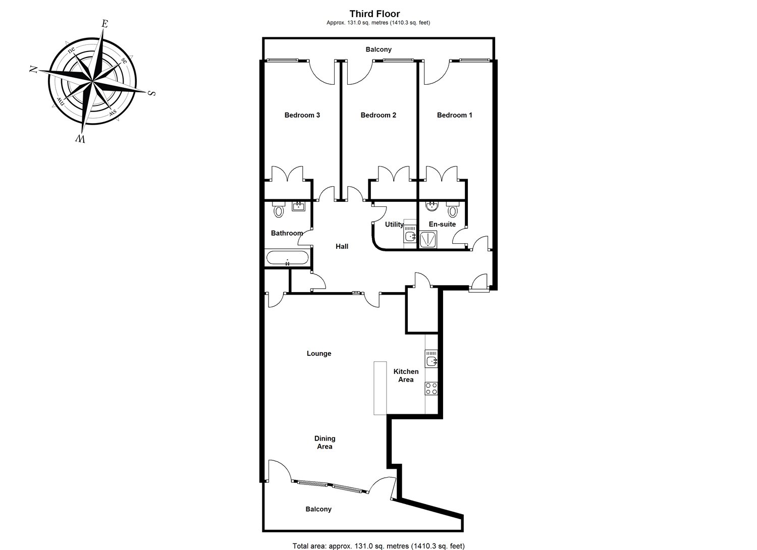 3 Bedrooms Flat to rent in Flat 6, 13 Ravelston Terrace, Edinburgh EH4