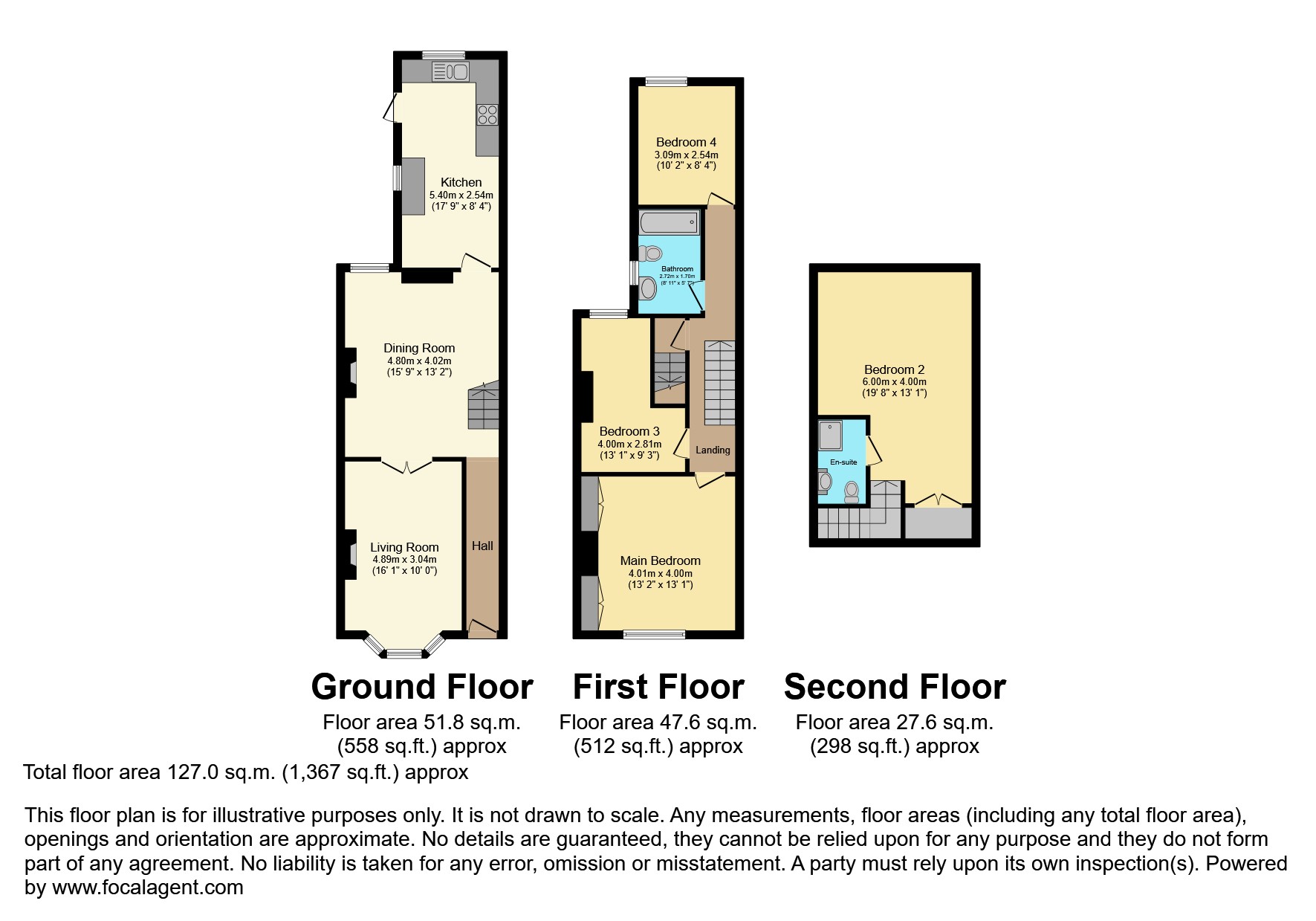 14, High Peak Street, Manchester floorplan