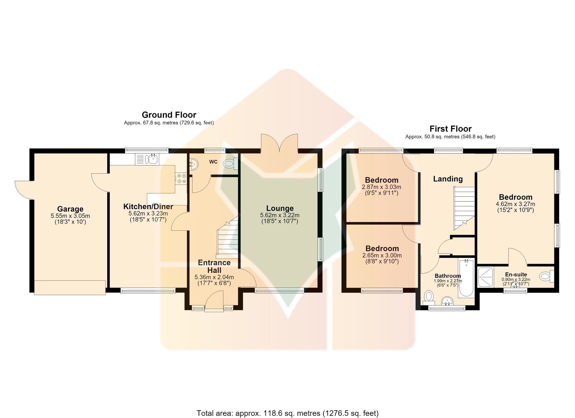 4 North Close, Gainsborough floorplan