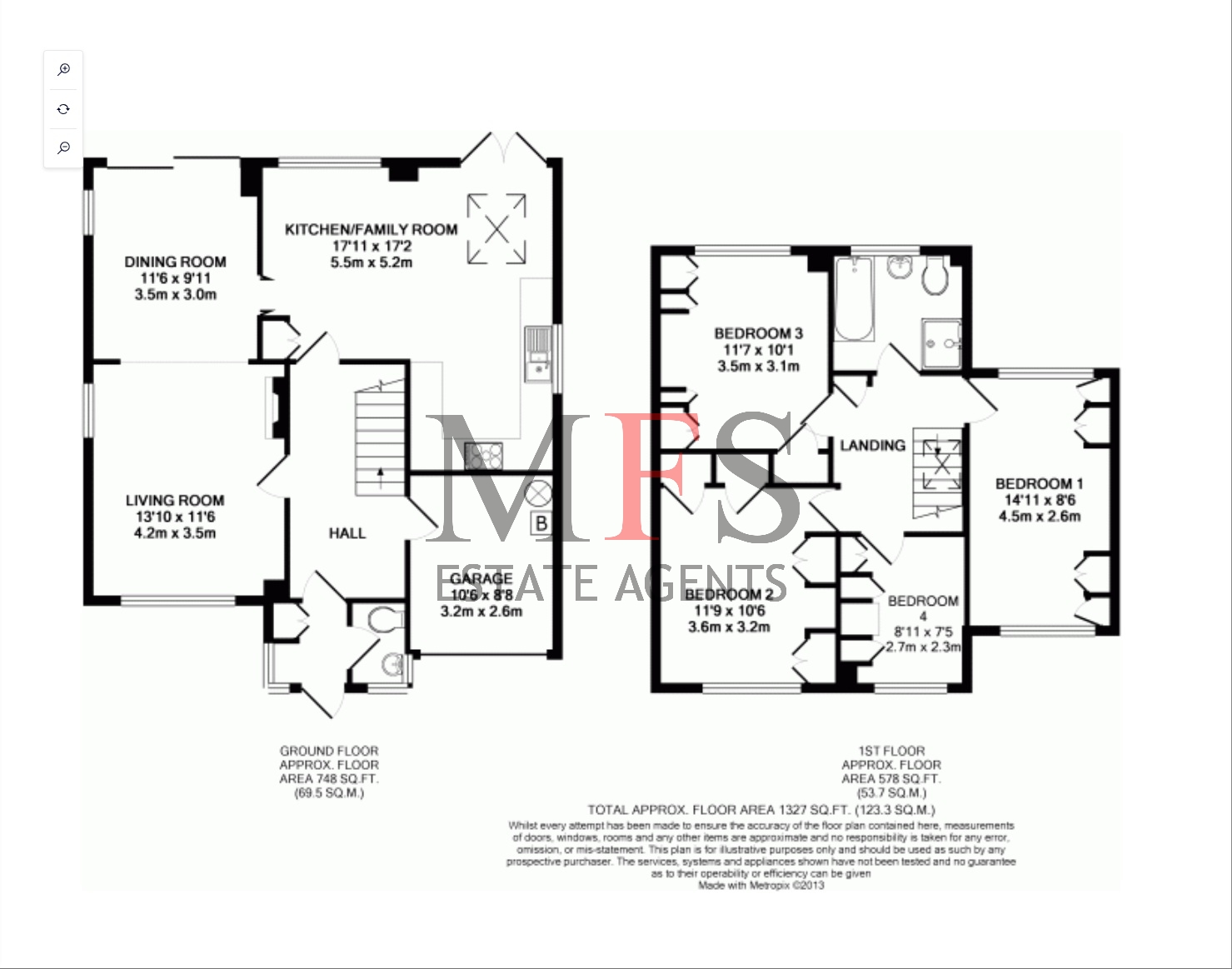 35, Summerhouse Lane, Middlesex floorplan