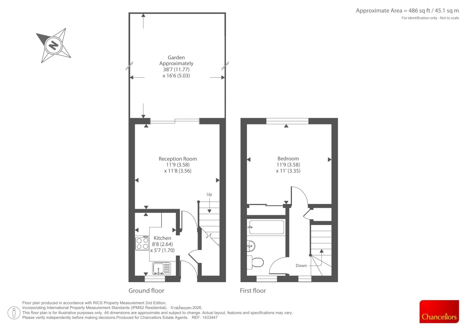 38 INSALL ROAD, Insall Road, Chipping Norton floorplan
