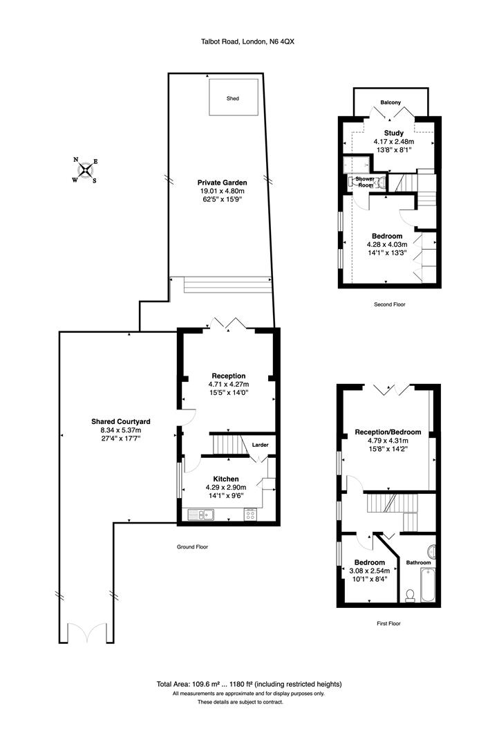 55c, Talbot Road, Highgate floorplan