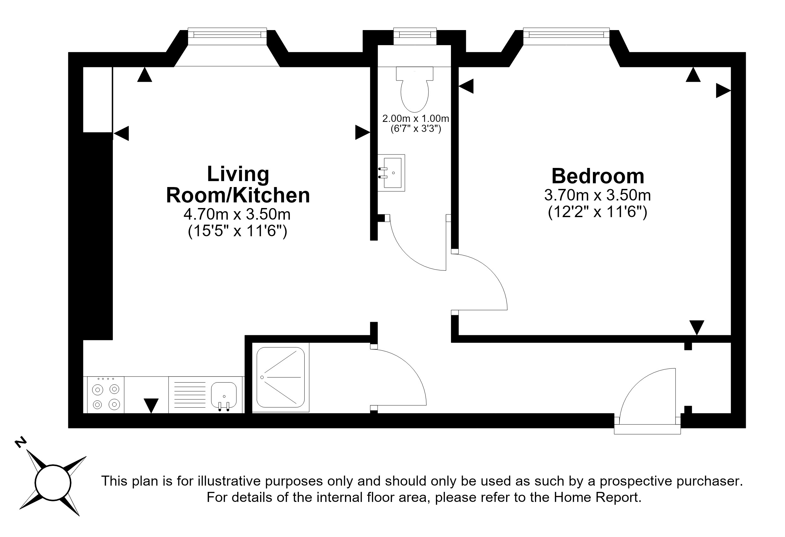 17 (1F4), Dalgety Street, Meadowbank, Edinburgh floorplan