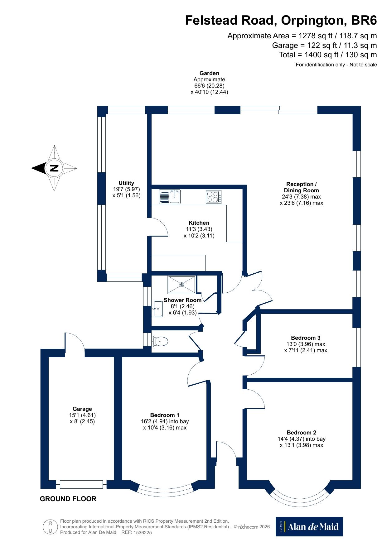 Felstead Road, Orpington floorplan