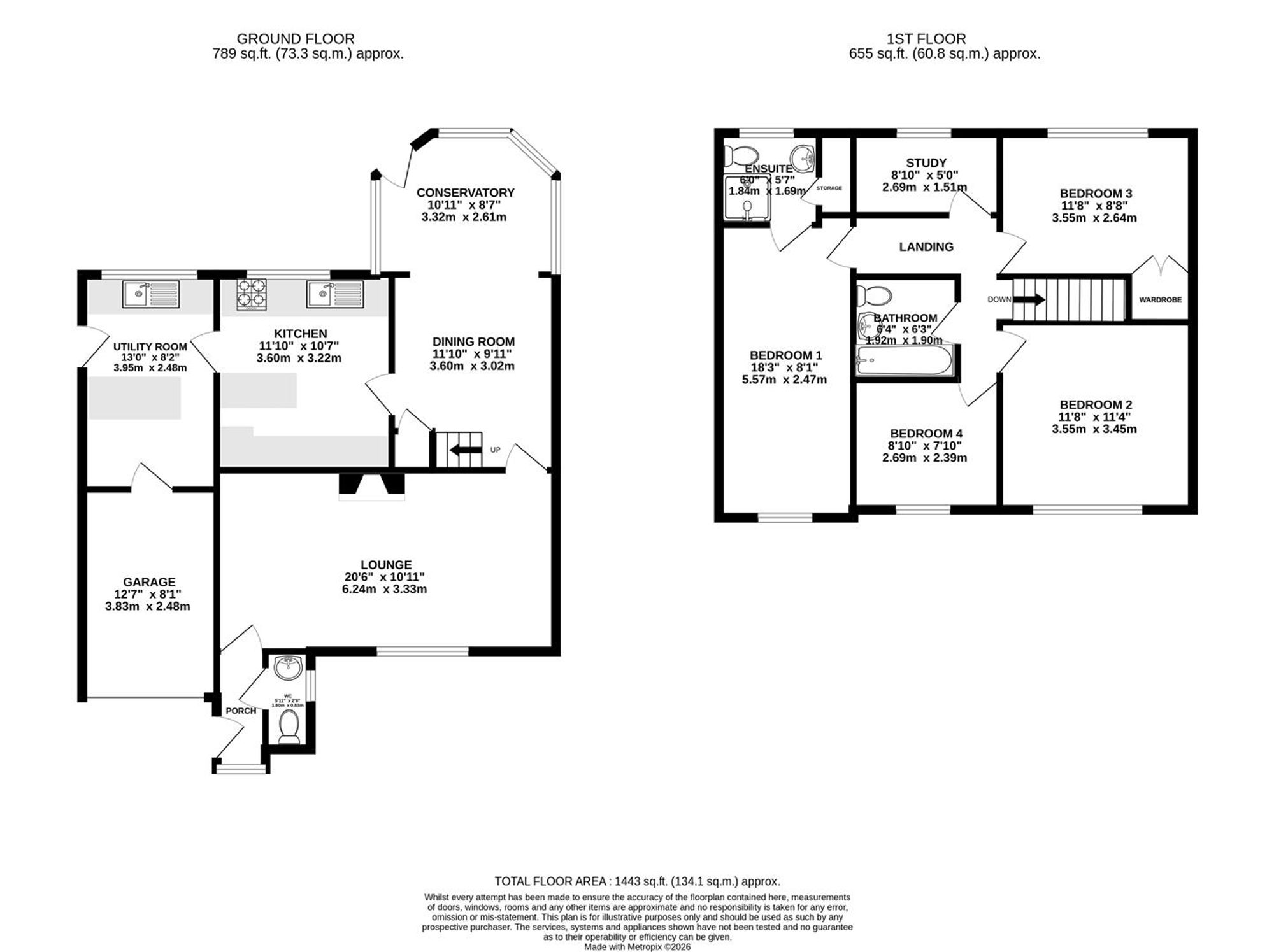 118 Moorland View Road, Chesterfield floorplan