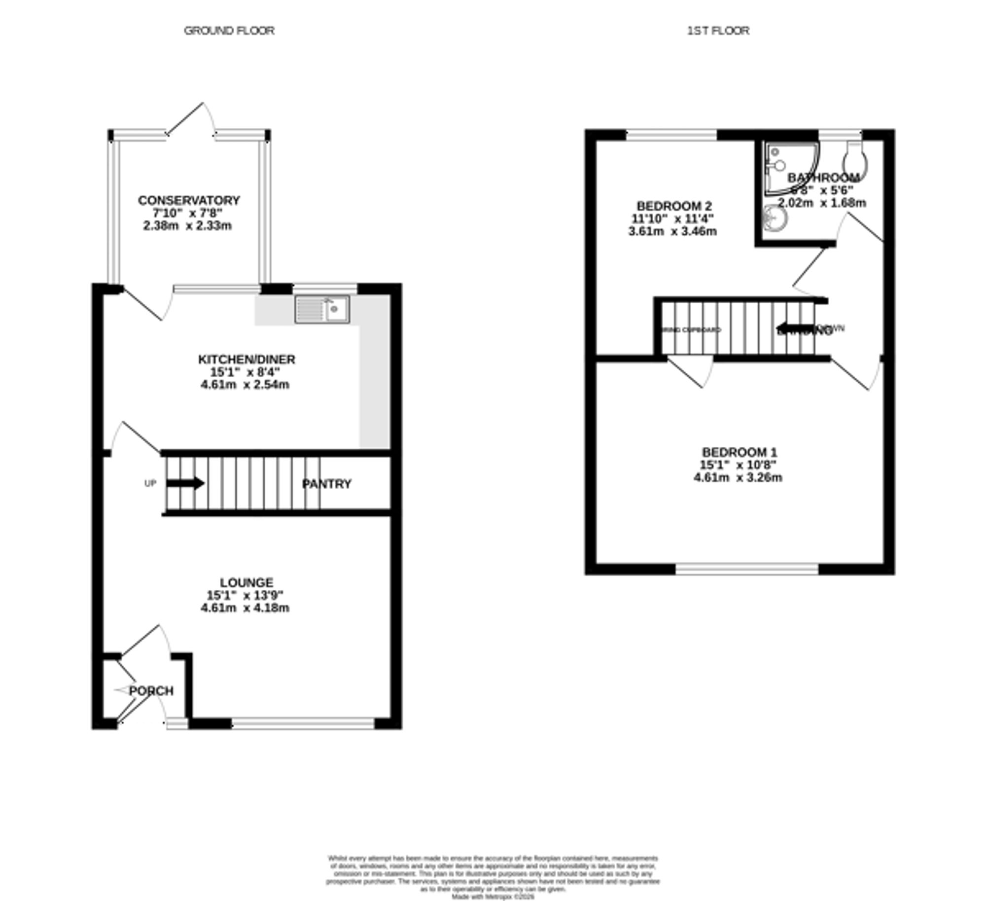 108 Bradshaw Avenue, Leicester floorplan