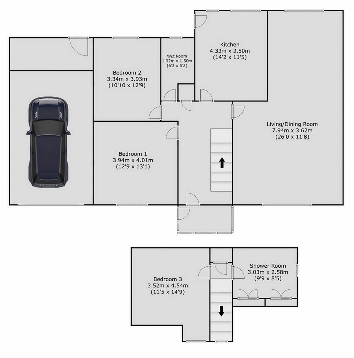 10, Mount Pleasant Road, Kirkcudbright floorplan