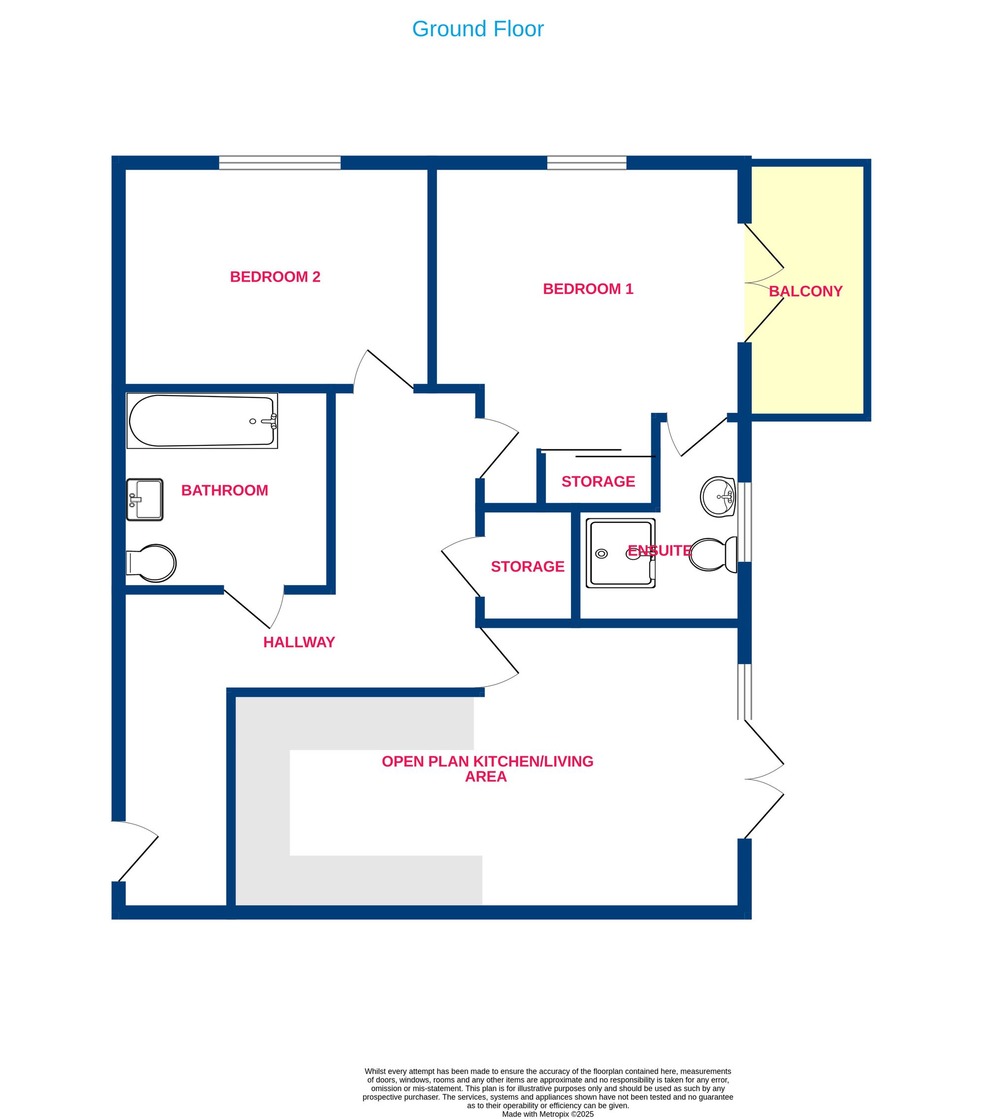 Flat 26, Ramsden Court Golden Jubilee Way, Wickford floorplan