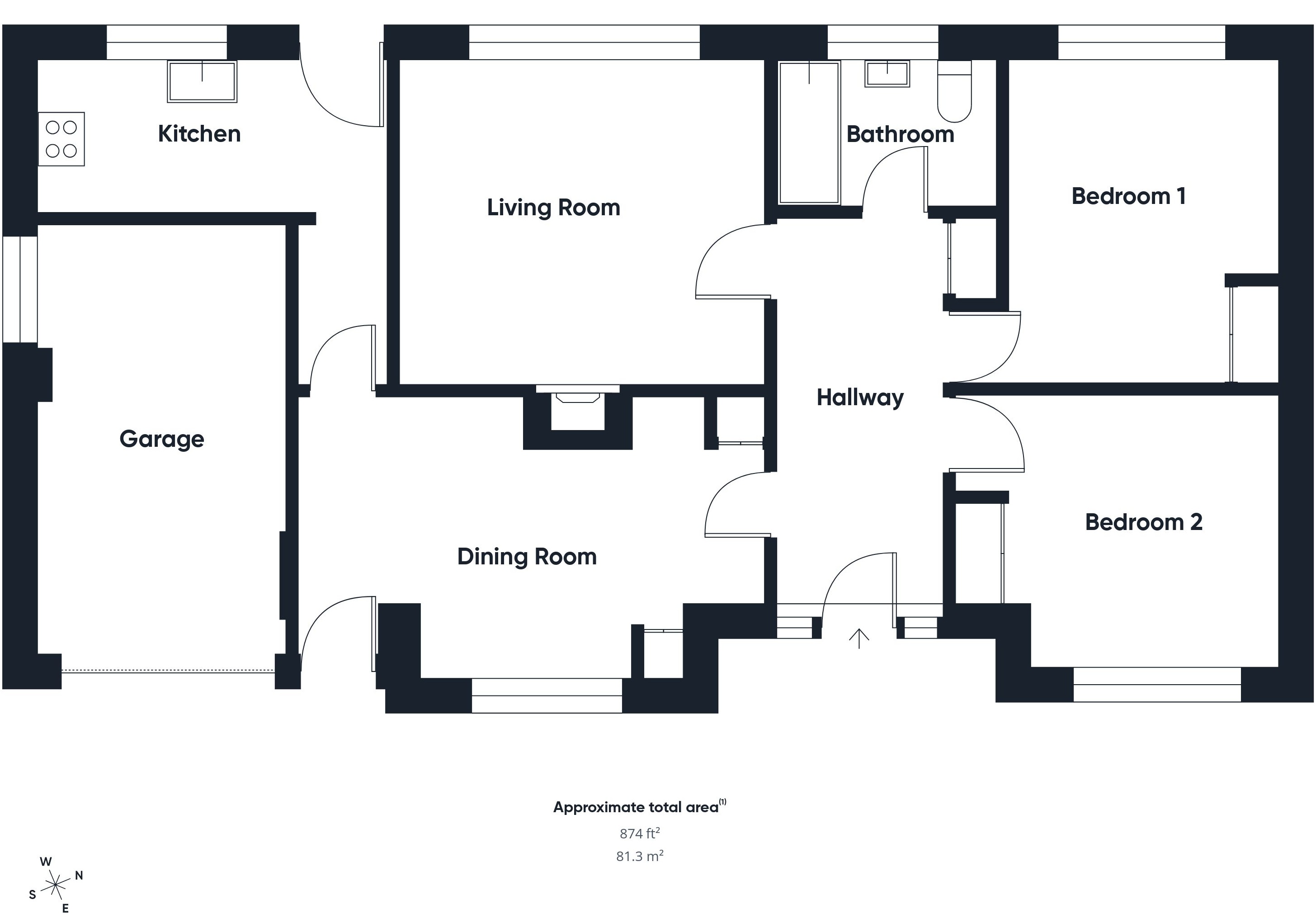 Hazel Dene, Pinch Hill, Bude floorplan