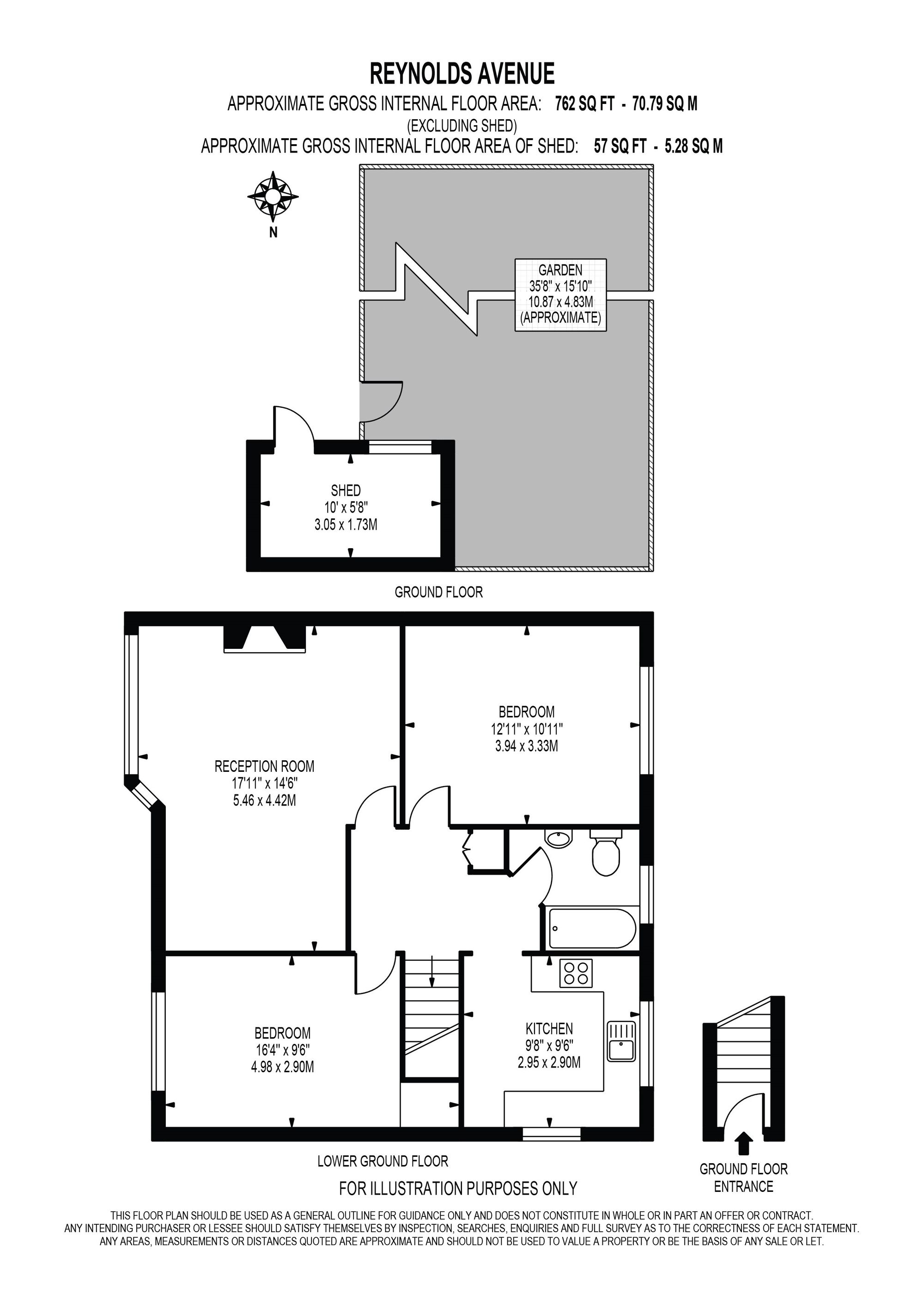 7 Reynolds Avenue, Chessington floorplan