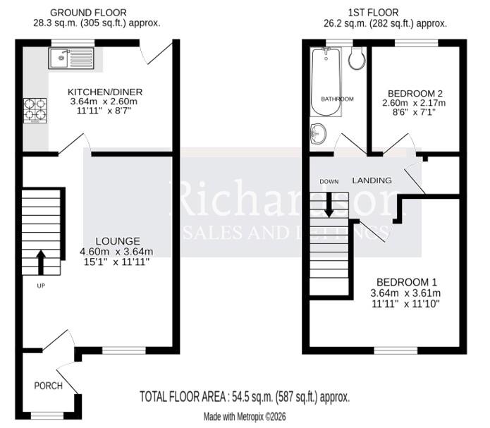 1, St. Georges Avenue, Stamford floorplan