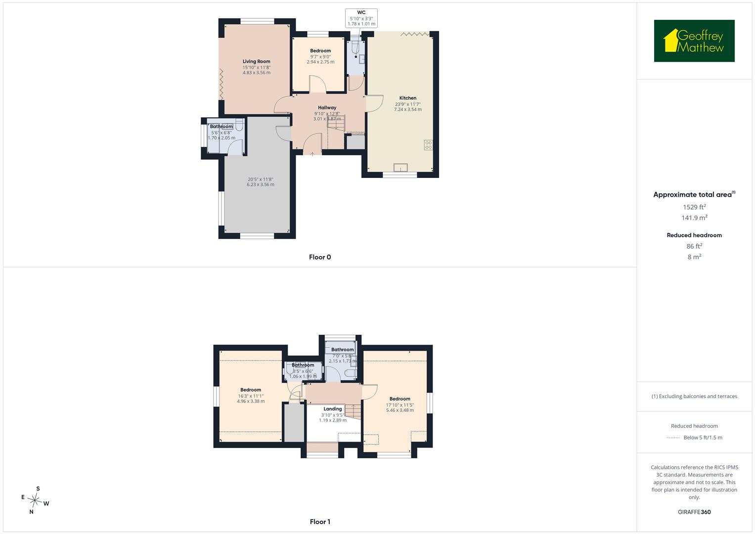 17, Millersdale, Harlow floorplan