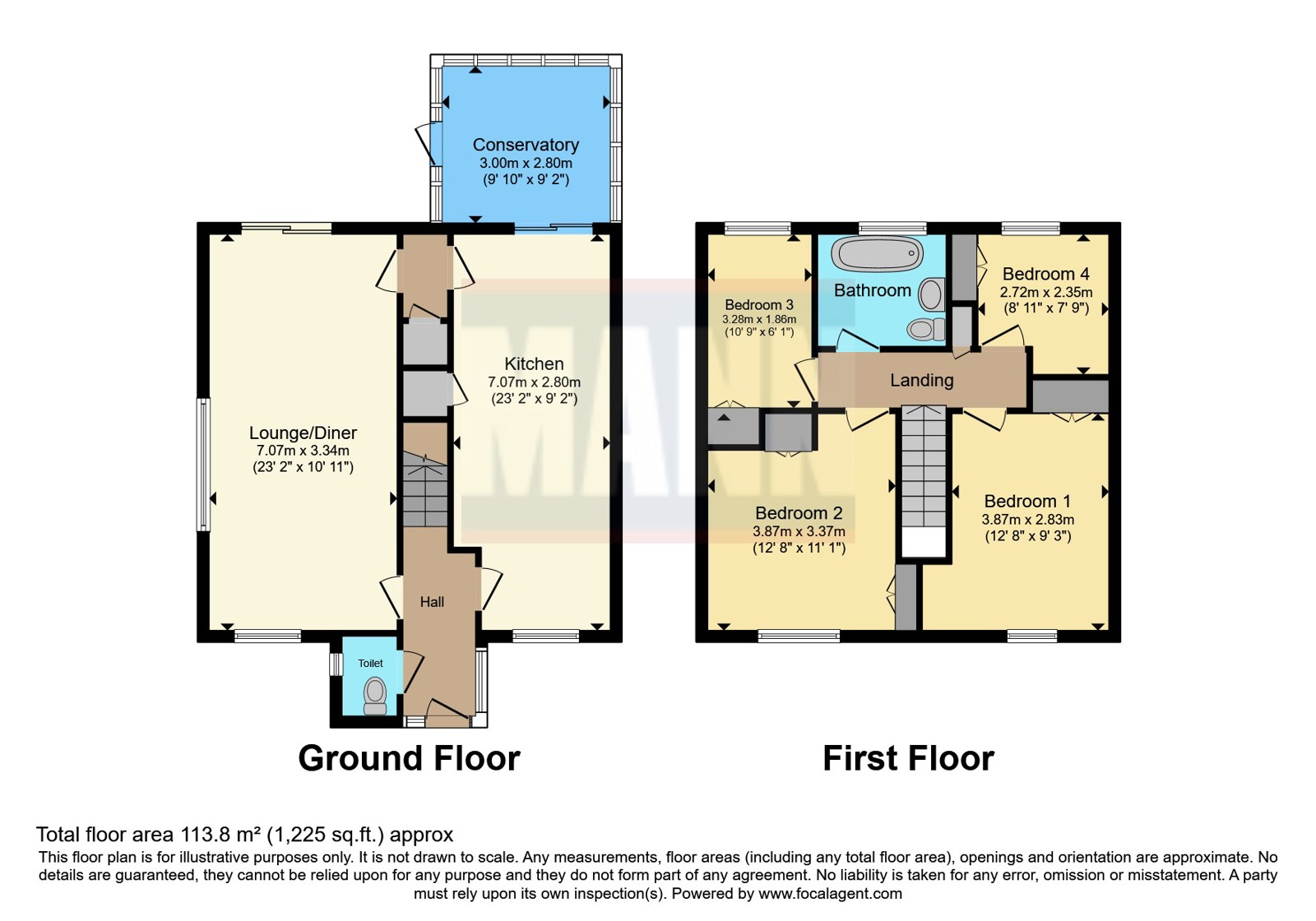 182, Markfield, Croydon floorplan