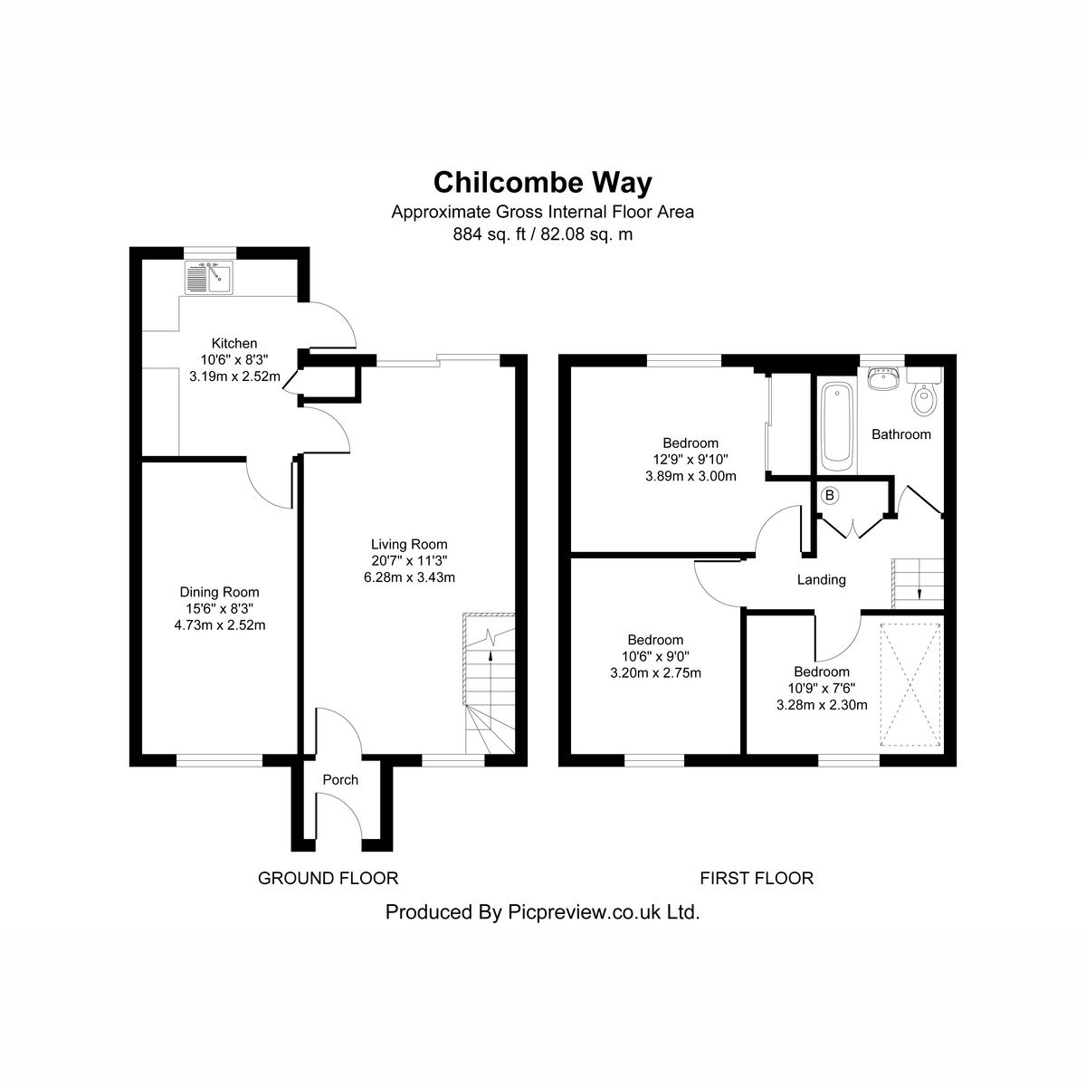 49, Chilcombe Way, Reading floorplan