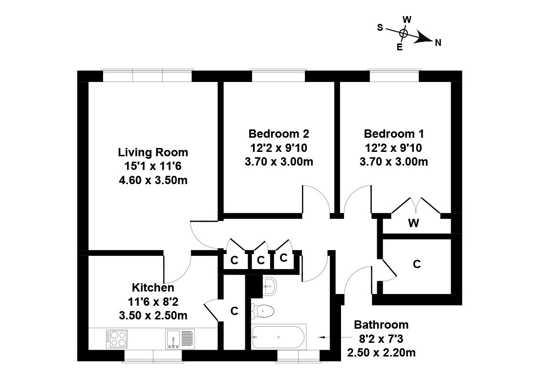 2 Bedrooms Flat for sale in Calder Drive, Sighthill, Edinburgh EH11