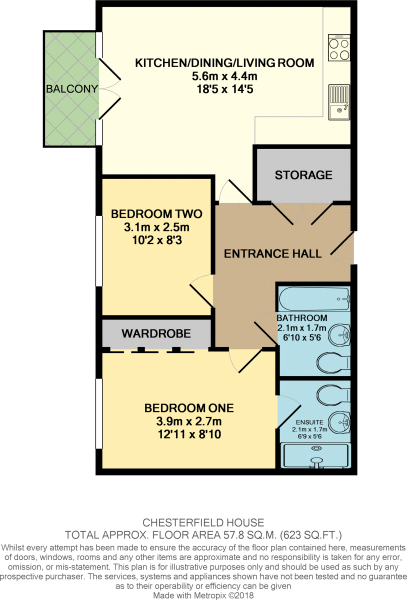 2 Bedrooms Flat to rent in Chesterfield House, Chequers Avenue, High Wycombe, Buckinghamshire HP11