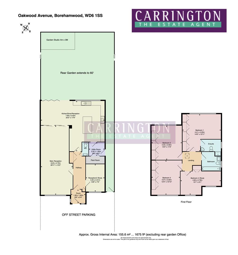 39, Oakwood Avenue, Borehamwood floorplan