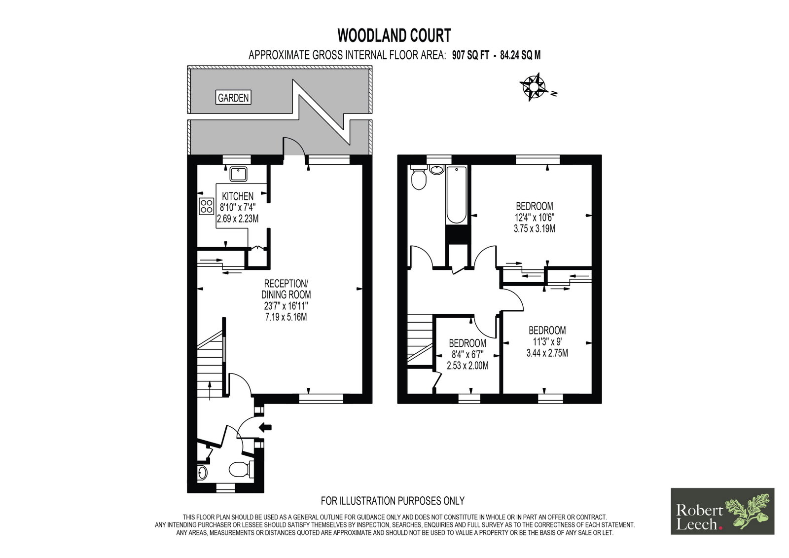 12, Woodland Court, Oxted floorplan