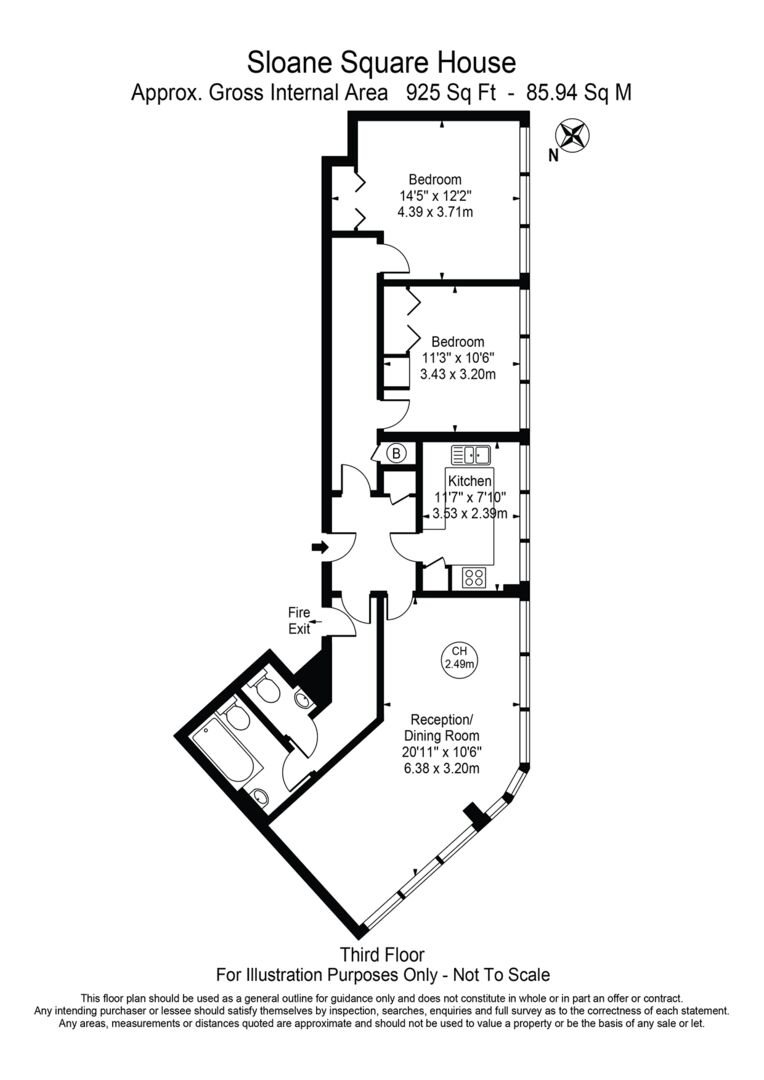 Holbein Place, London floorplan