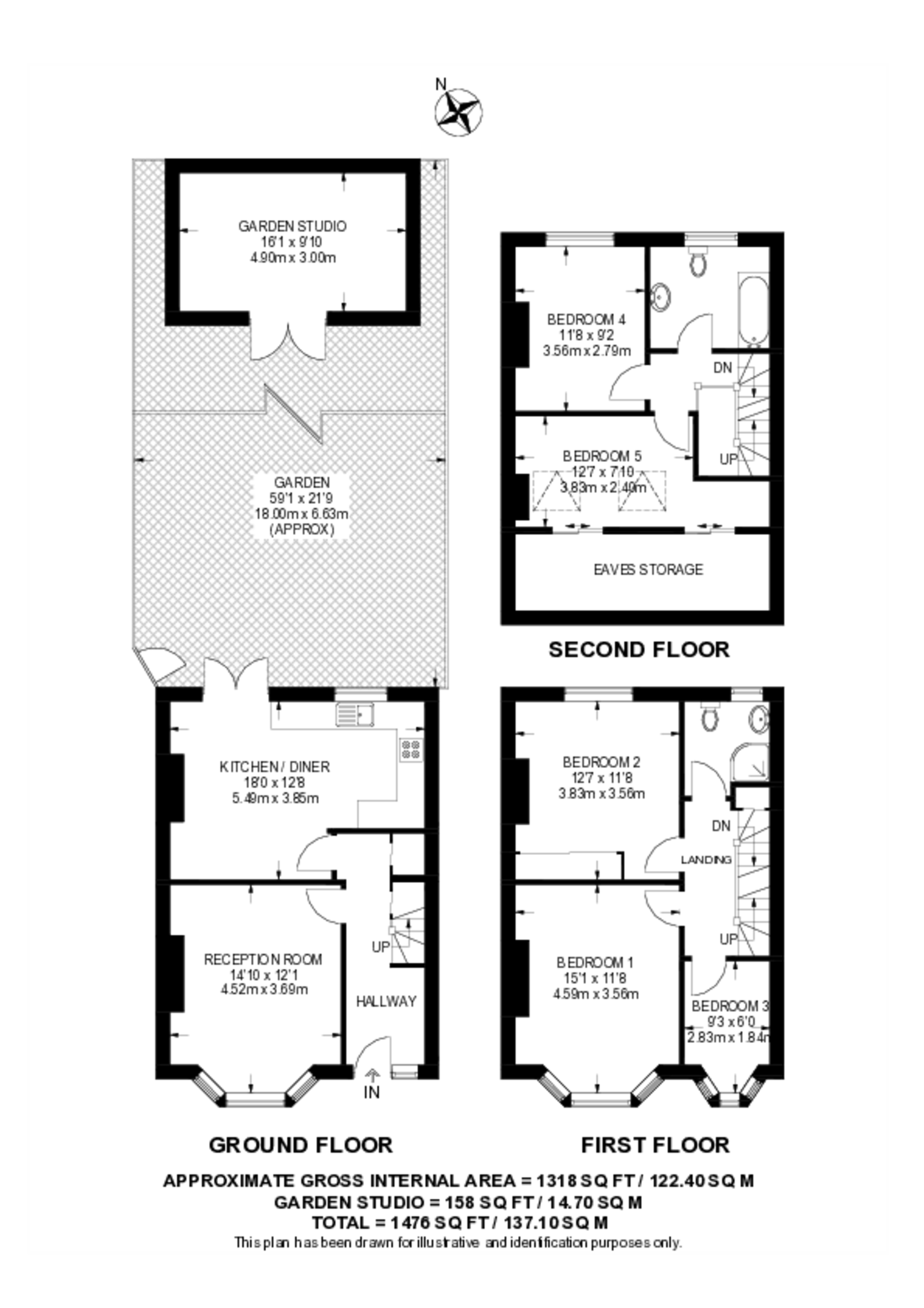 Camberley Avenue, Raynes Park floorplan