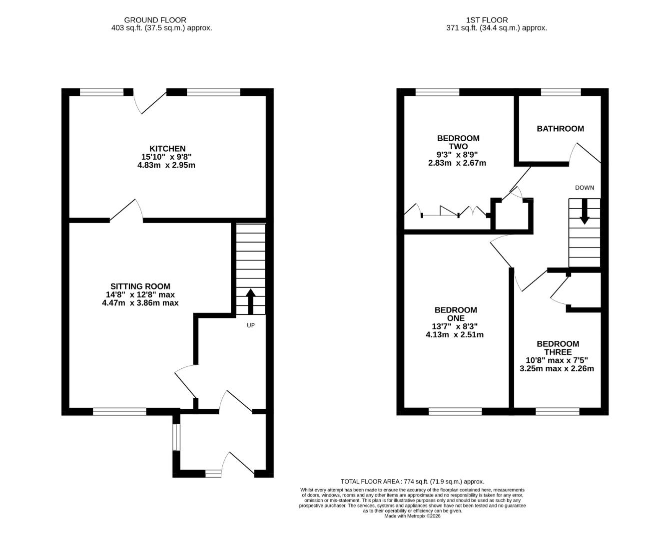 11, Honeybone Walk, Swindon floorplan