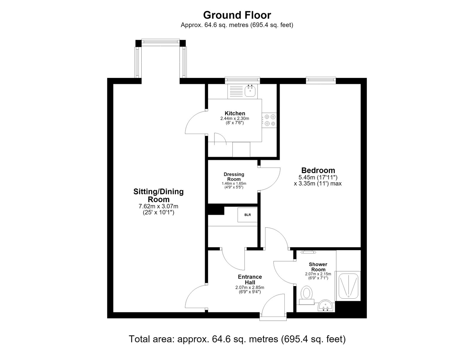Lewsey Court,12, London Road, Tetbury floorplan