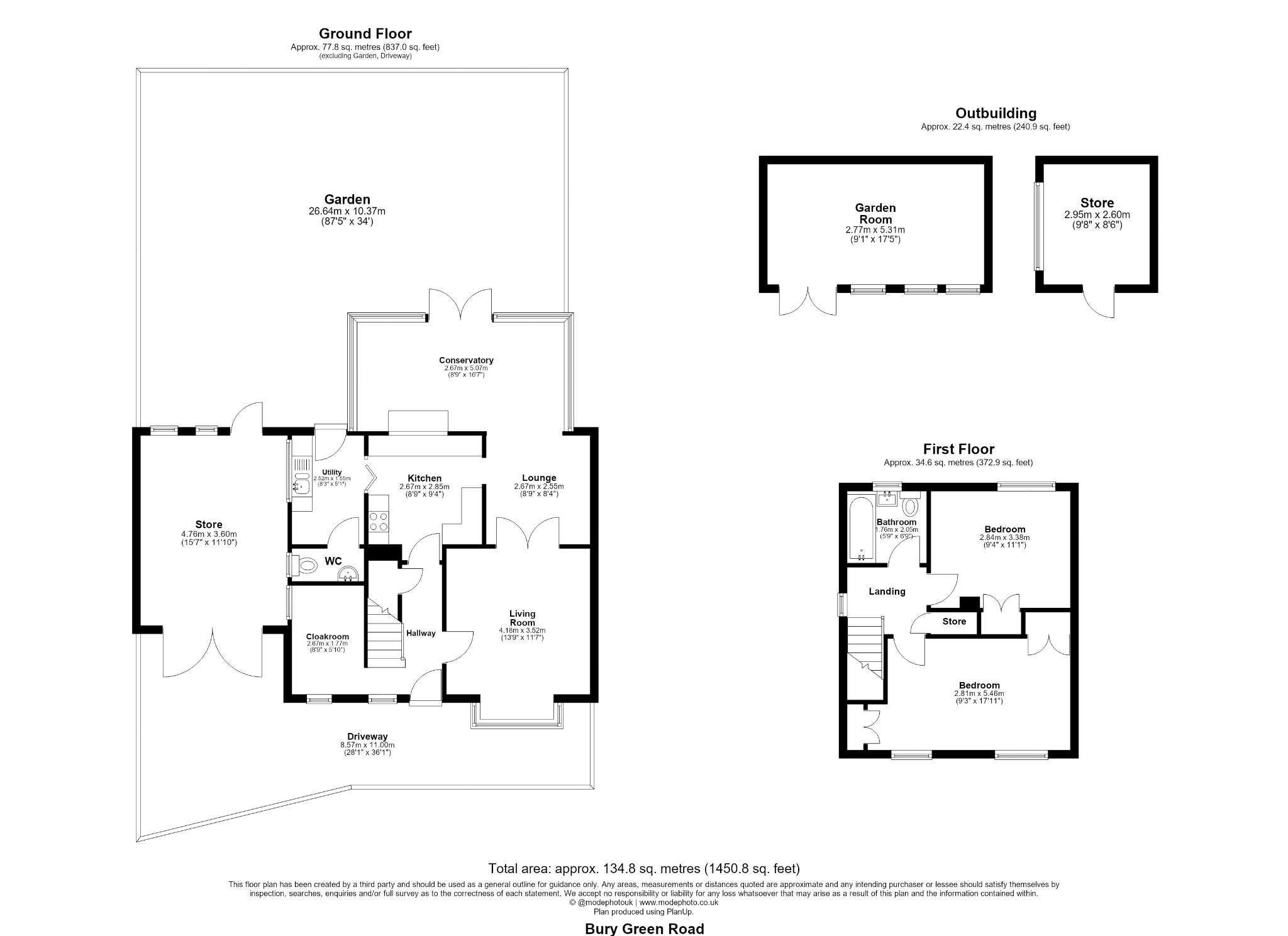 Cheshunt, Hertfordshire floorplan