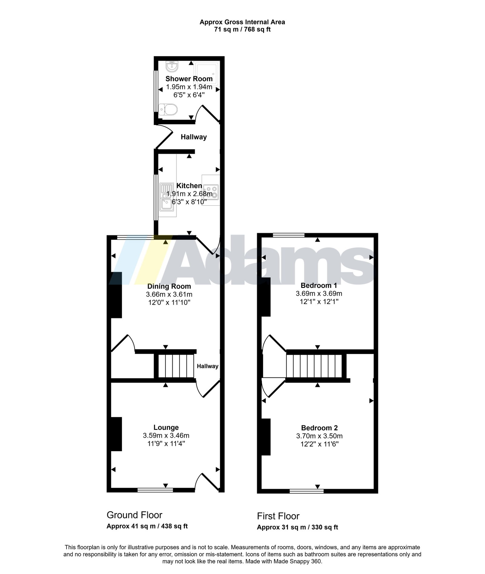 3, Brook Terrace, Runcorn floorplan