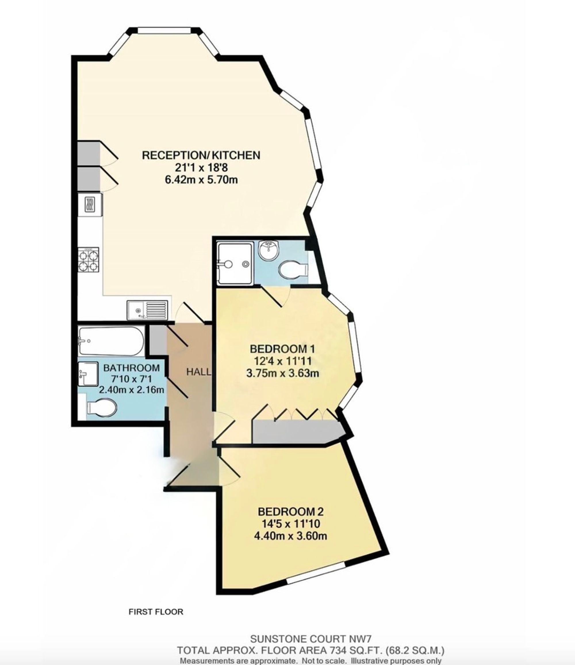 Selvage Lane, Sunstone Court, NW7 floorplan