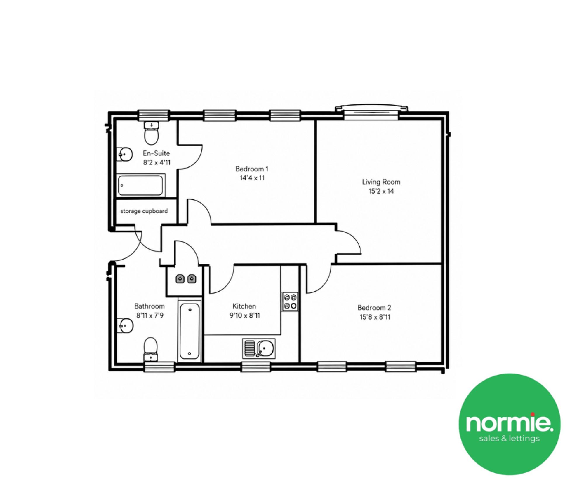 12 Wentworth Court, Manchester floorplan