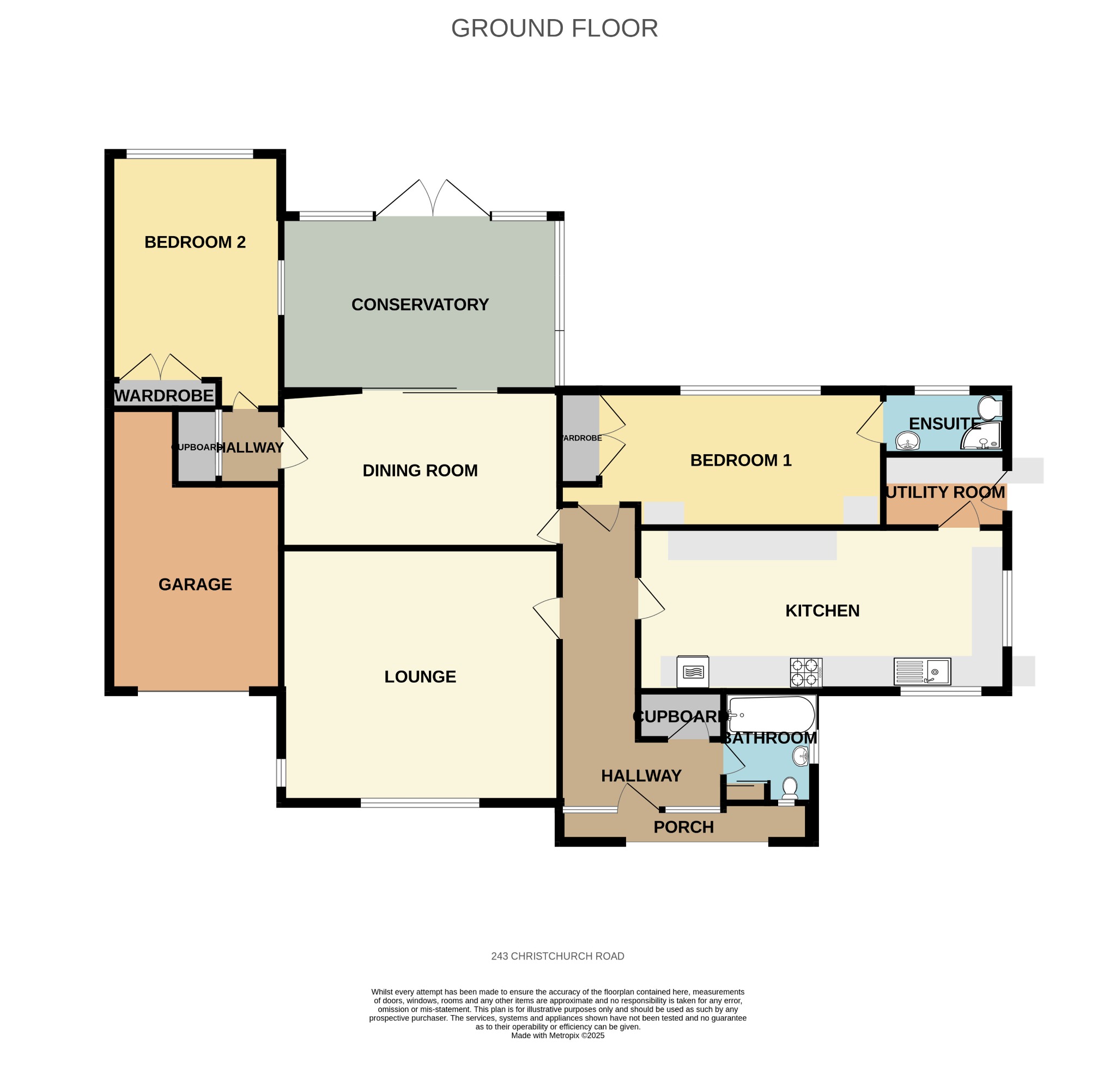 243, Christchurch Road, Ferndown floorplan