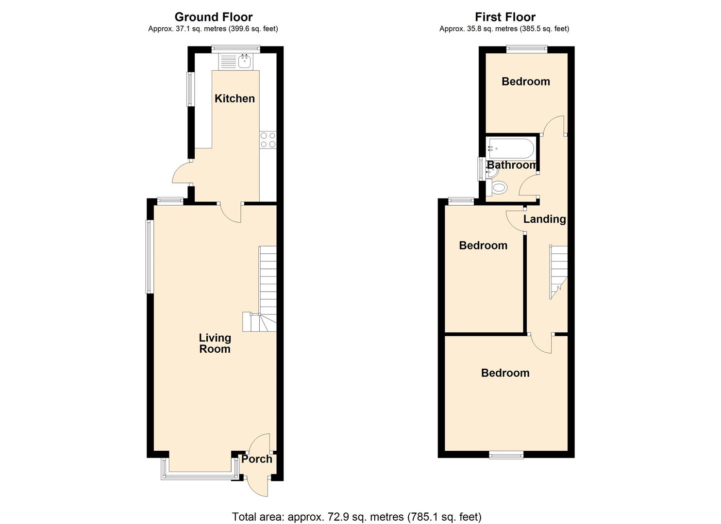 3 Bedrooms End terrace house for sale in Curzon Road, Chatham ME4