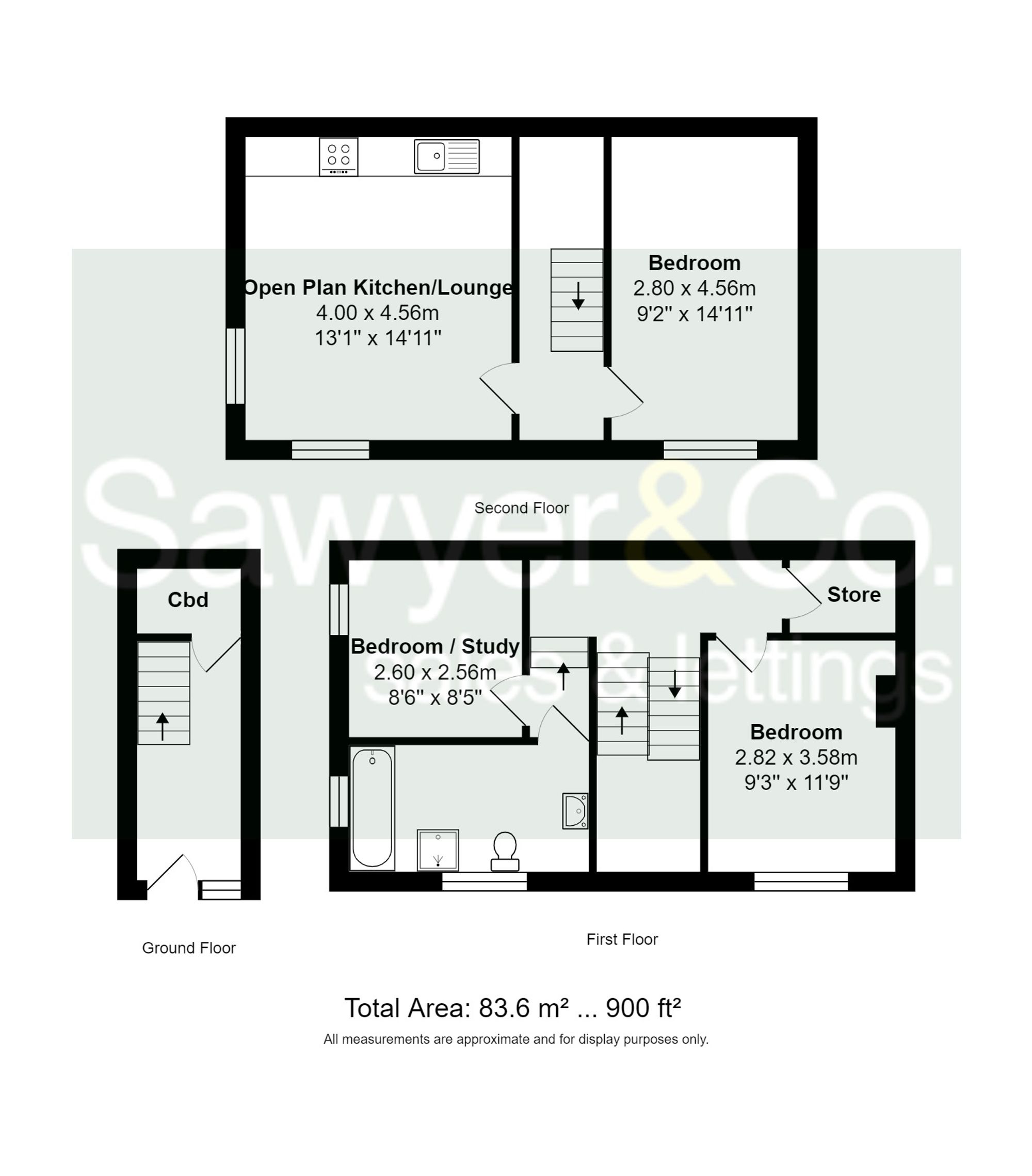 Flat 4, Rissom Court, Brighton floorplan