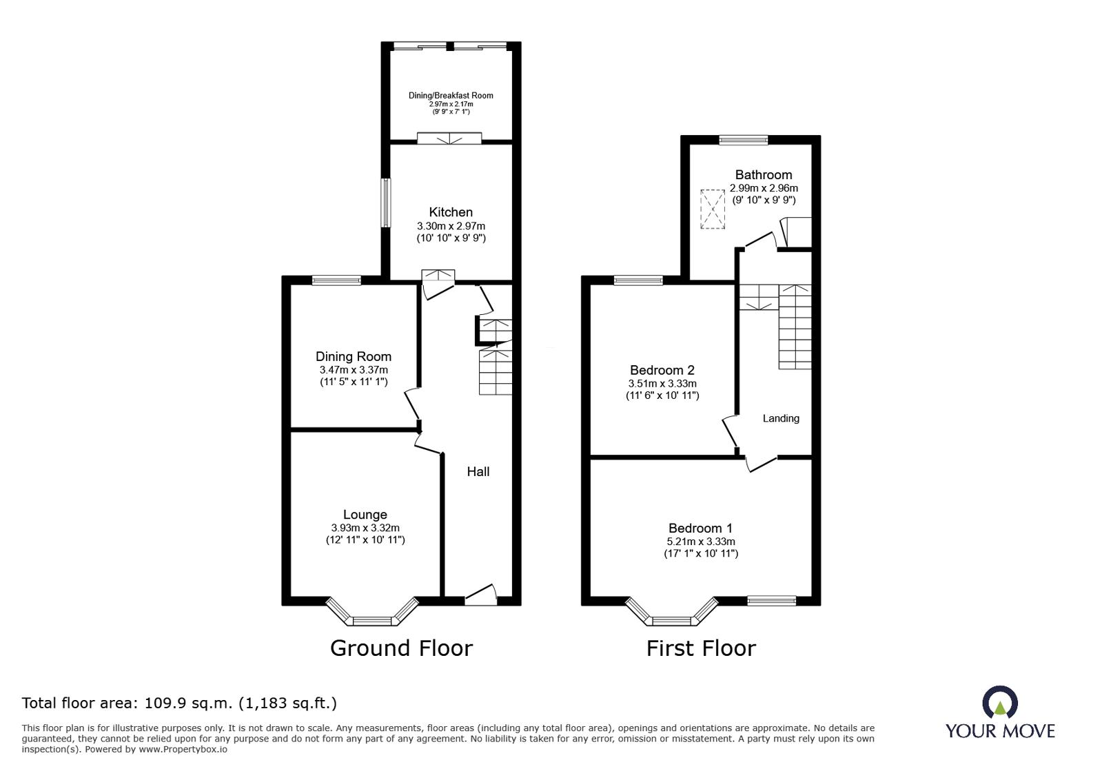 Tivoli Road, Kent floorplan