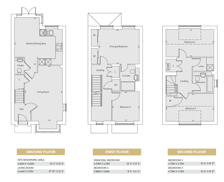 Plot 53 - The Radford,, Ochre Meadows, Theale floorplan